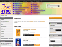 Tablet Screenshot of p-c4you.de